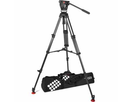 Sachtler Ace XL Tripod System w/ CF Legs & Mid-Level Spreader (75mm Bowl)