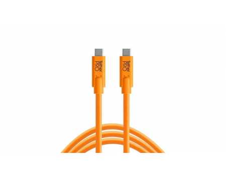 Tether Tools TetherPro USB-C to USB-C Cable (15', Orange)