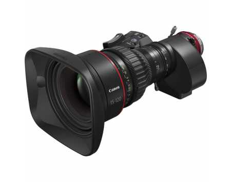Canon CINE-SERVO 15-120mm T2.95-3.9 Zoom Lens with 1.5x Extender (PL, FF)