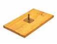 Pigeon Plate/Beaver Board (Pancake w/ Baby Pin)