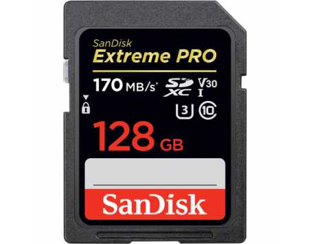 SanDisk 128GB Extreme PRO UHS-I SDXC Memory Card