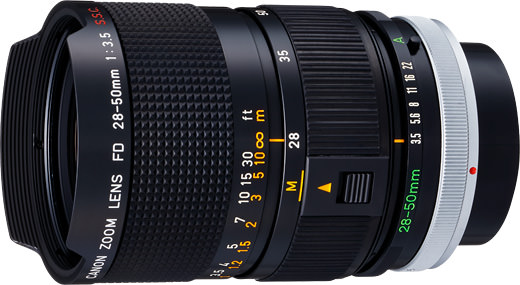 Canon FD 28-50mm f/3.5 S.S.C. Lens (E/RF/L/M Mount)