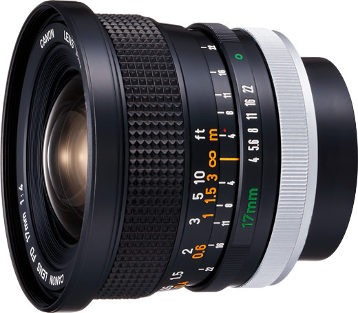 Canon FD 17mm f/4 Lens (E/RF/L/M Mount)