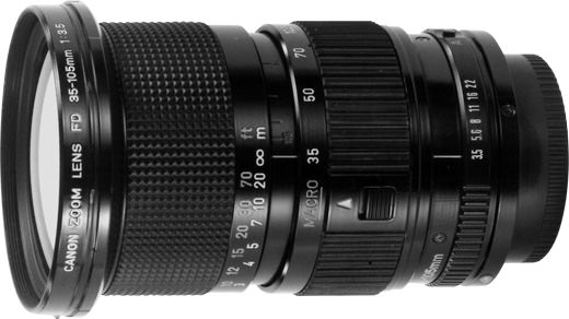Canon FD 35-105mm f/3.5 Lens (E/RF/L/M Mount)